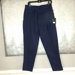 DKNY Paperbag high waisted cropped pants